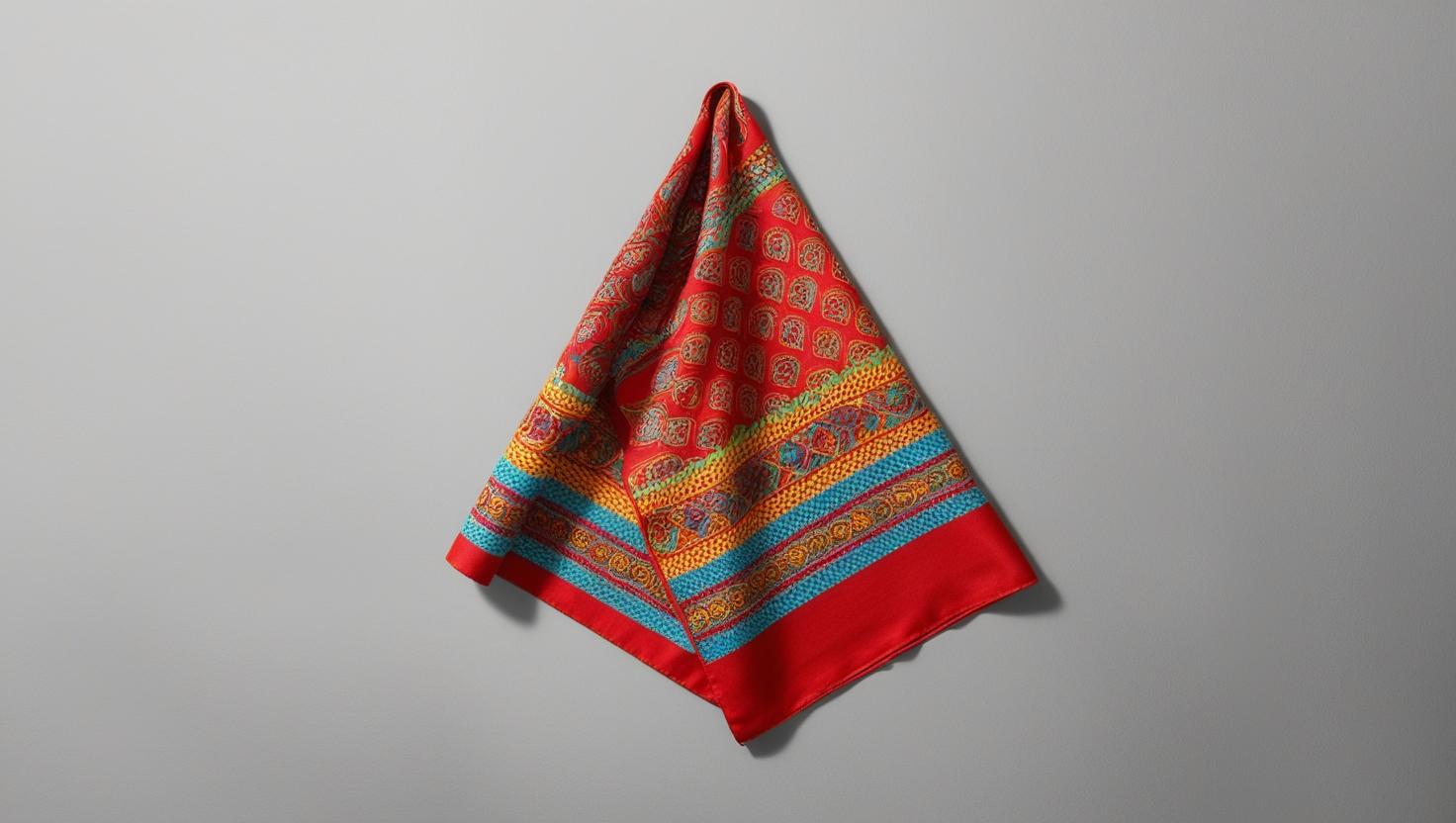 Châle portugais traditionnel en couleurs vives